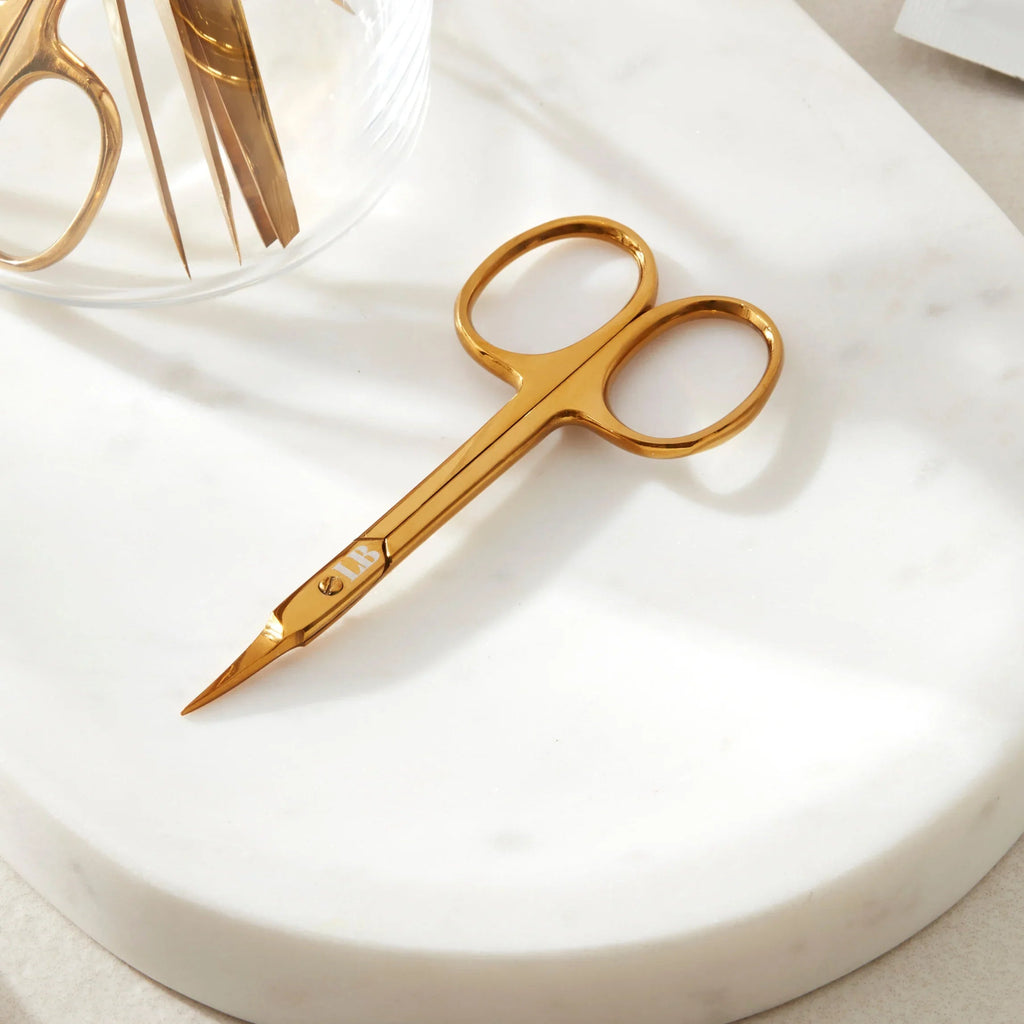Gold Curved Brow Scissors