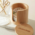 Bamboo Cotton Pad Storage Box