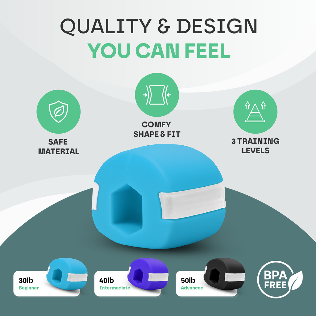 Jaw Exerciser & Muscle Trainer (3 Levels)