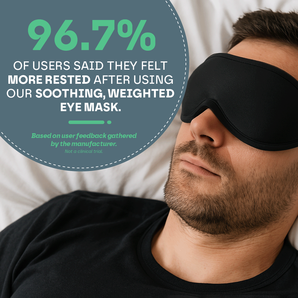 3D Weighted Eye Mask