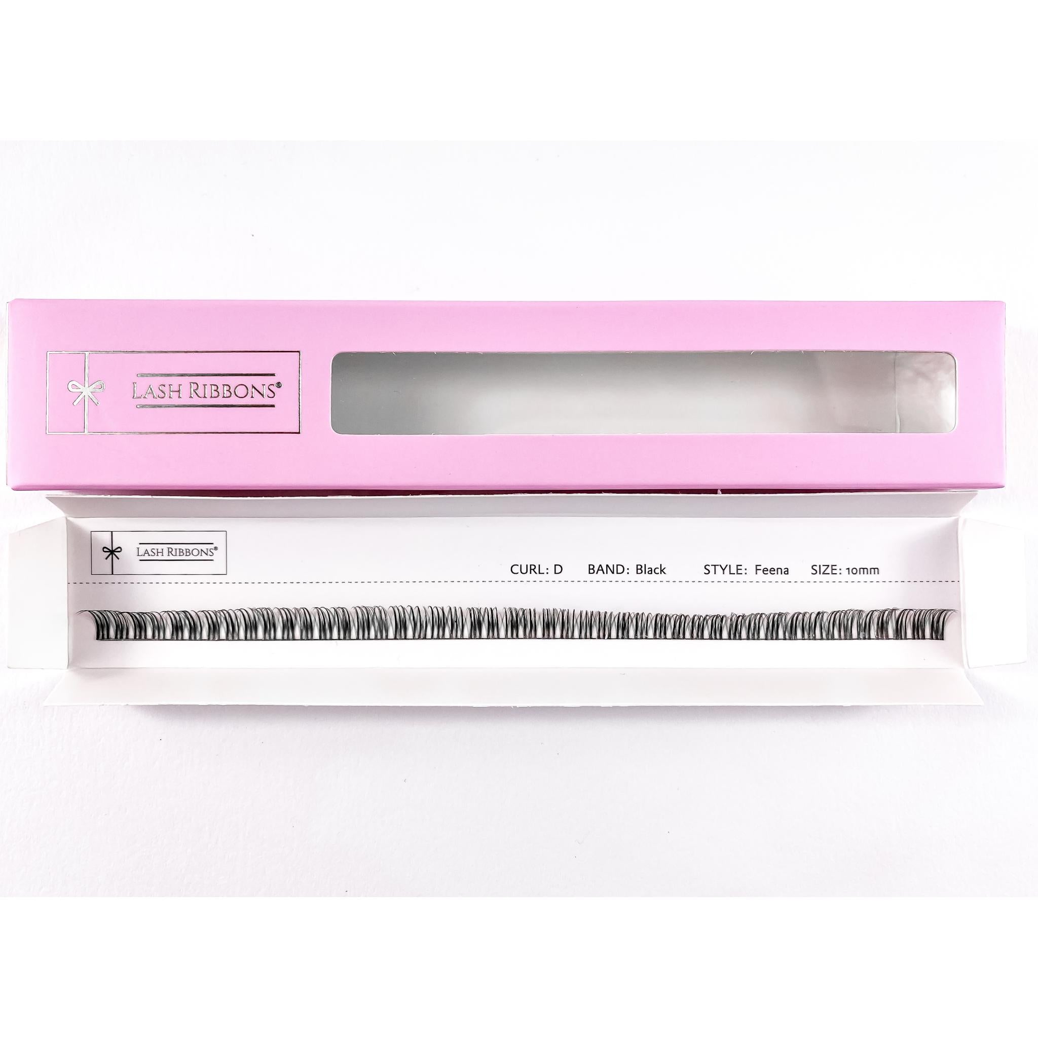 3D 'C' Curl Black / Brown Lash Ribbons® Starter Kit (With Clear Lash Bond)