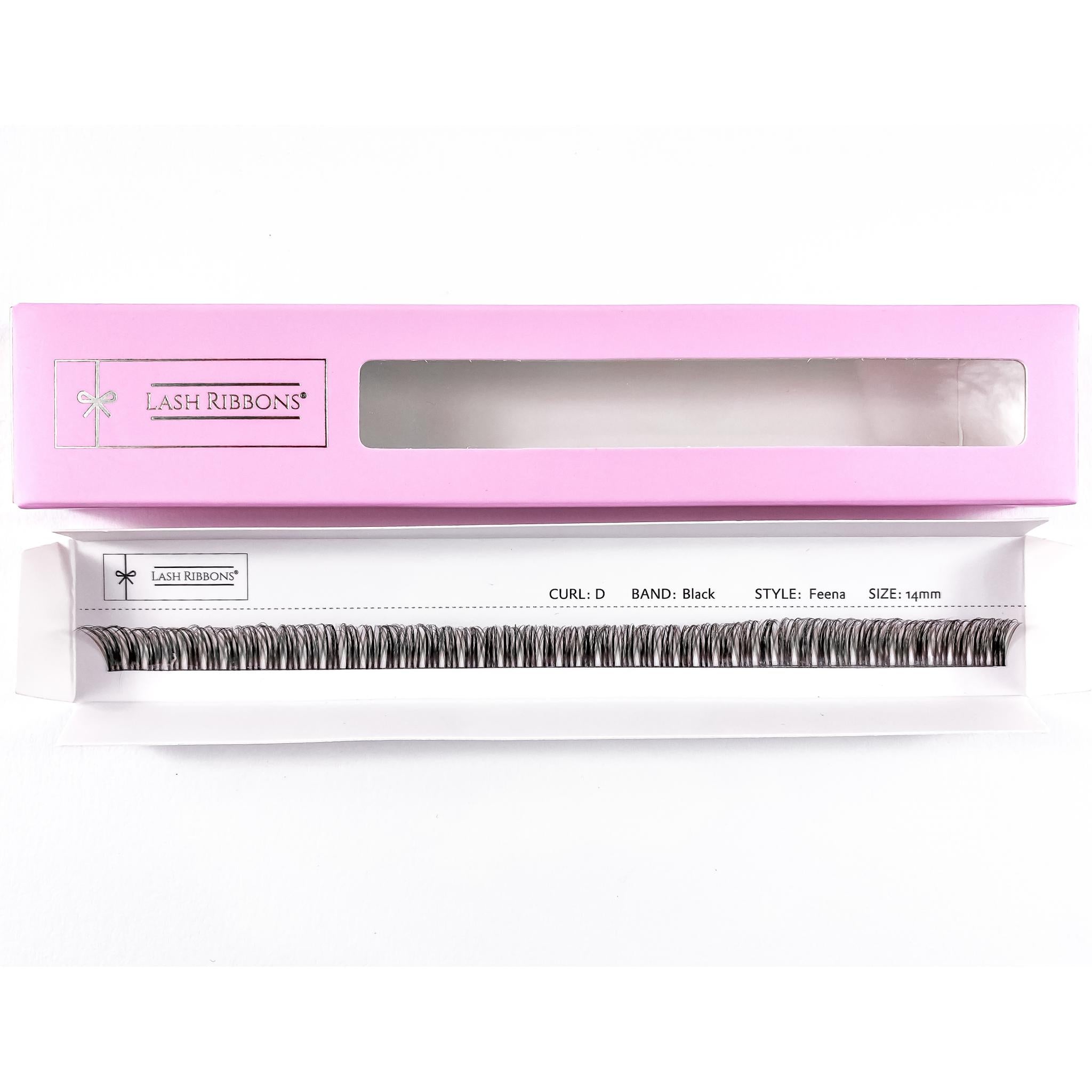 3D 'C' Curl Black / Brown Lash Ribbons® Starter Kit (With Clear Lash Bond)