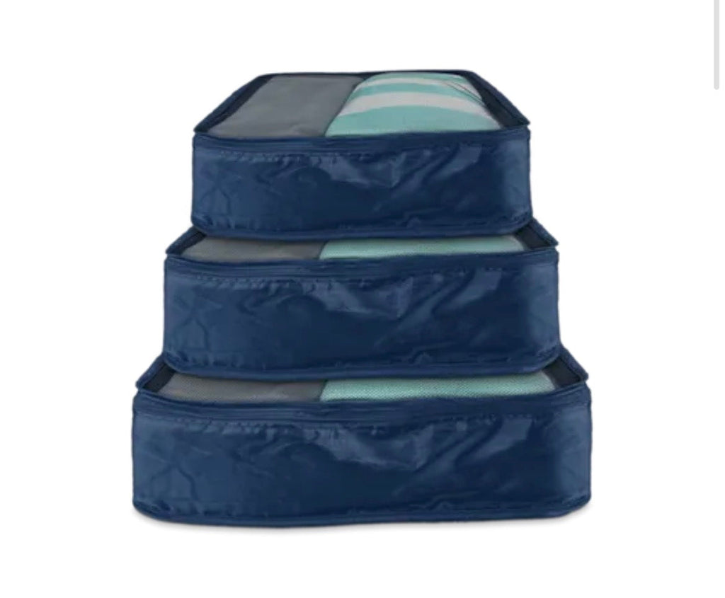 Travel luggage packing cubes 3 pack