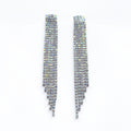 Aspen Silver Statement Cascade Earrings