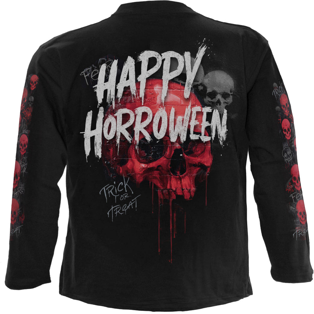 HAPPY HORROWEEN - Longsleeve T-Shirt Black