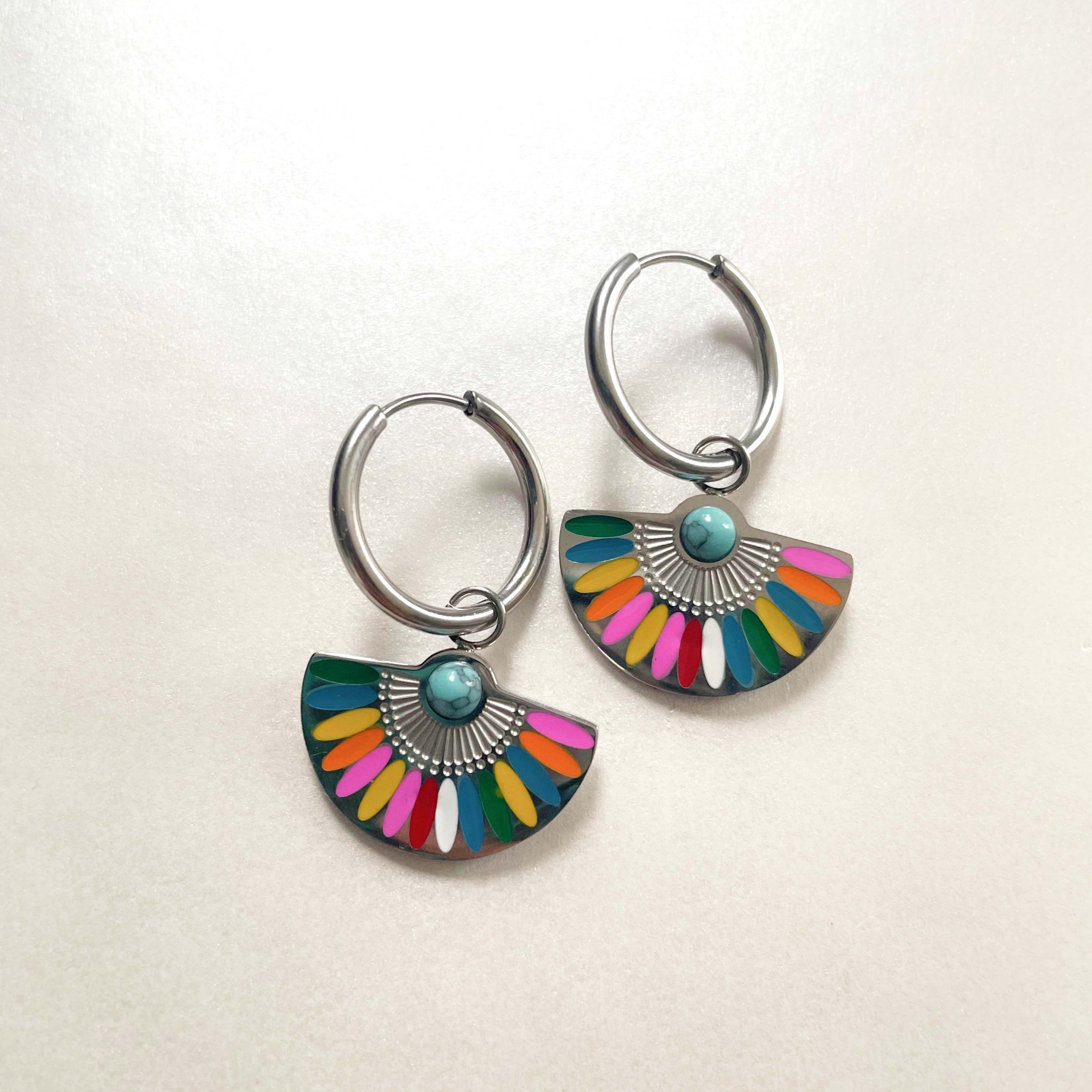 Solara Luxe Silver Tone Earrings