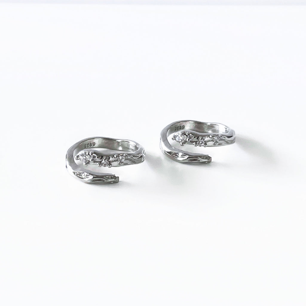Selma Silver Tone Wrap Ring