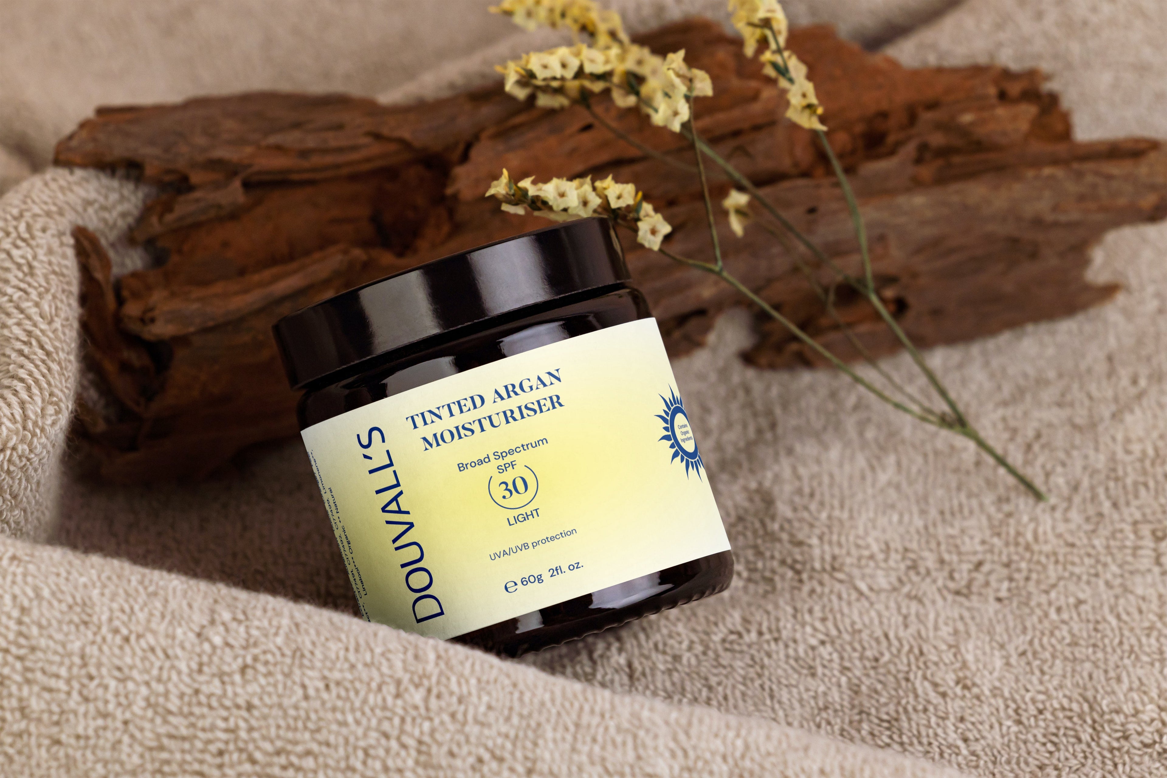 Tinted Argan Moisturiser with SPF30 UVA/UVB protection 60ml | Available in three shades