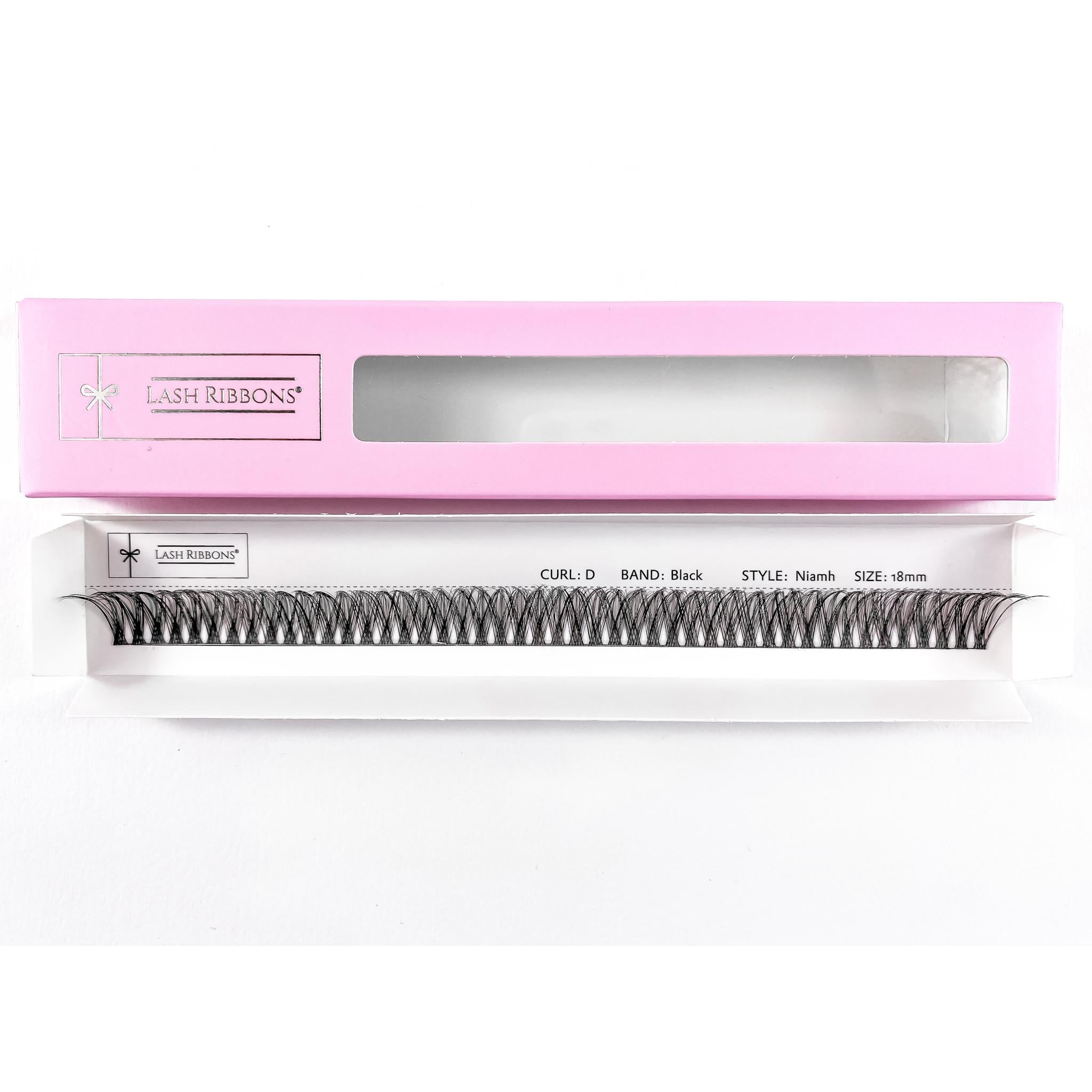 3D 'C' Curl Black / Brown Lash Ribbons® Starter Kit (With Clear Lash Bond)