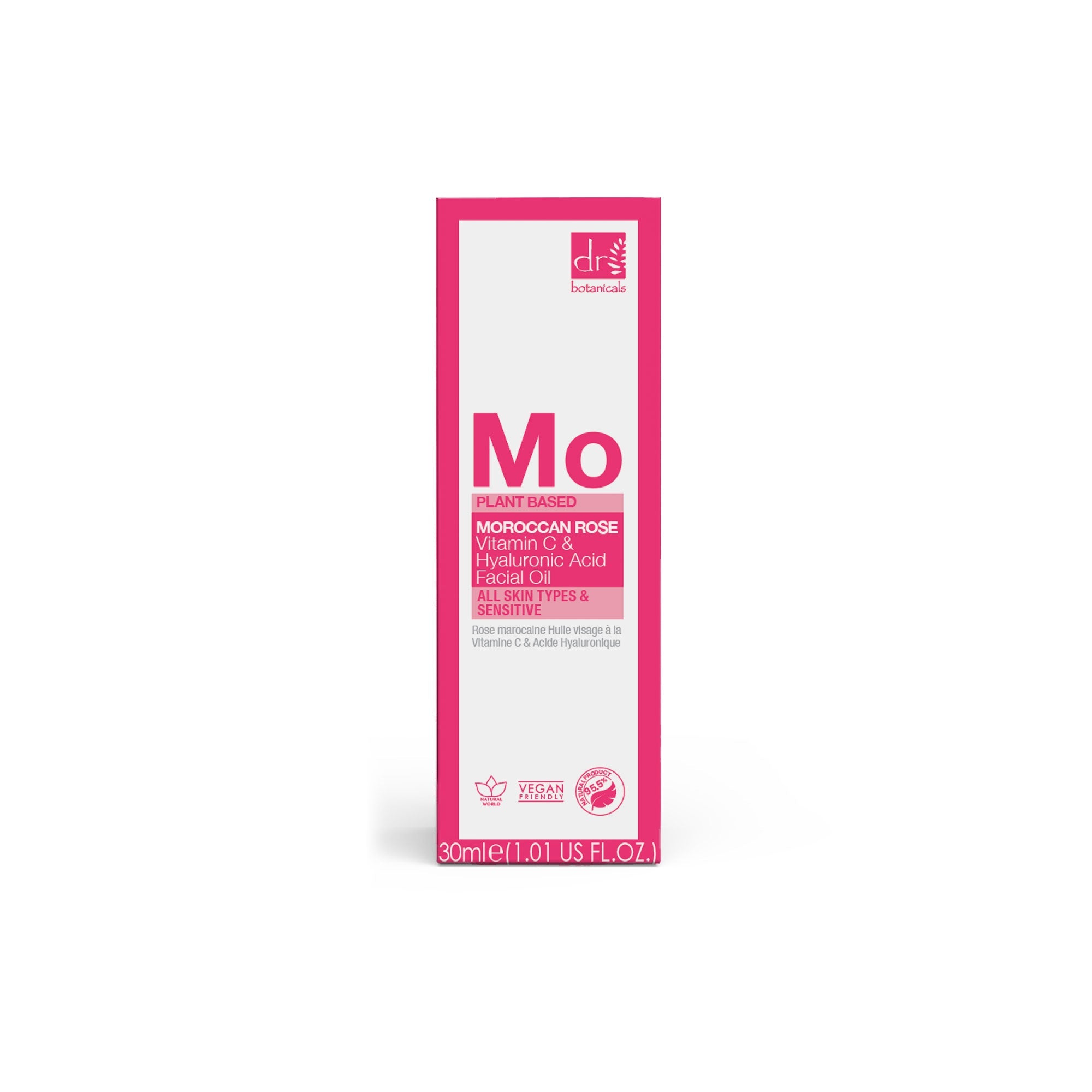 Moroccan Rose Facial Oil with Hyaluronic Acid & Vitamin C
