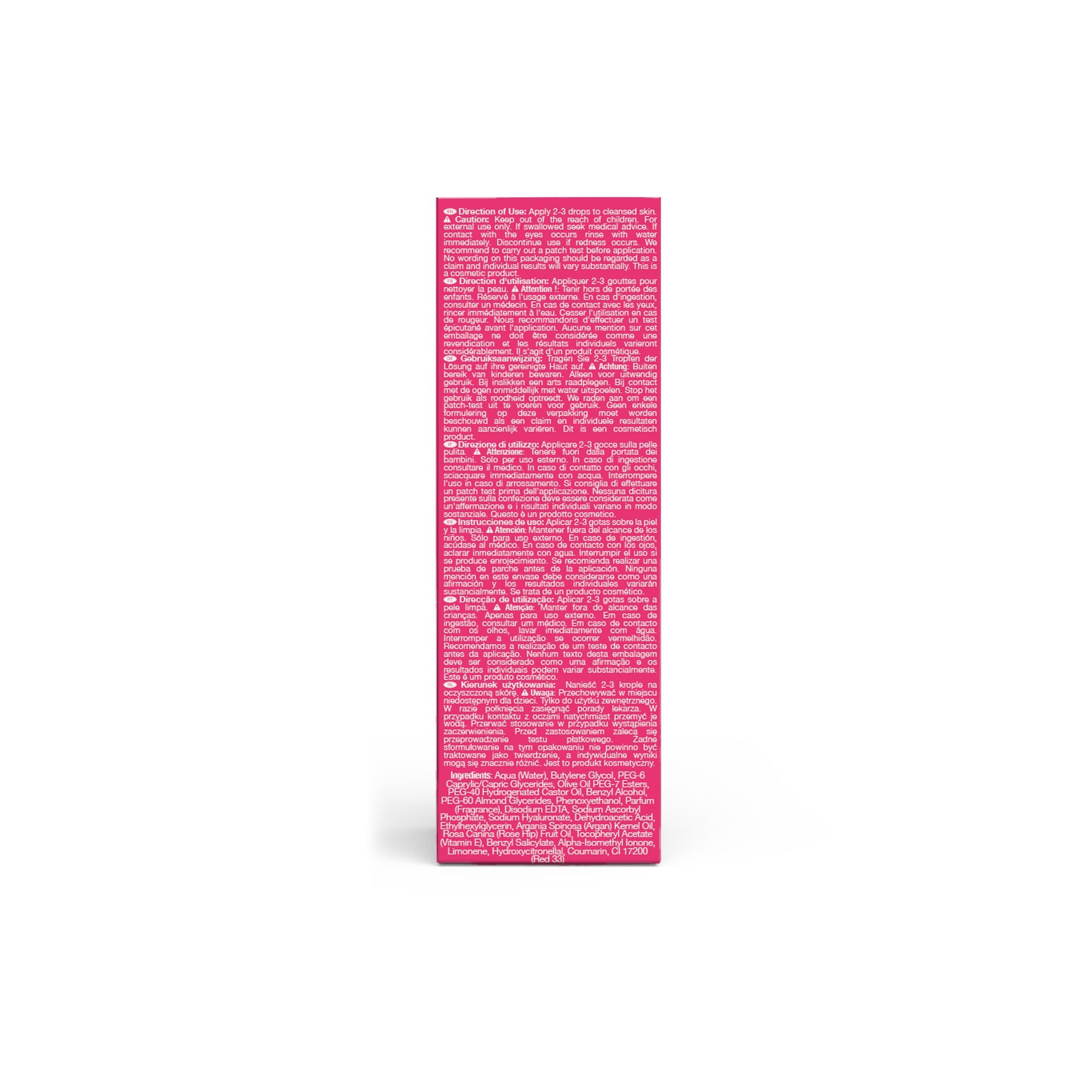 Moroccan Rose Facial Oil with Hyaluronic Acid & Vitamin C