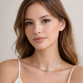 Catalina Luxe Silver Choker Necklace