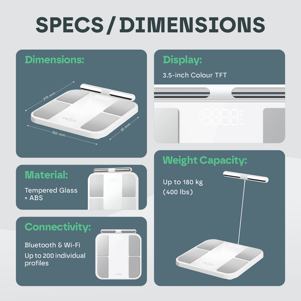 Smart Body Composition Weighing Scale