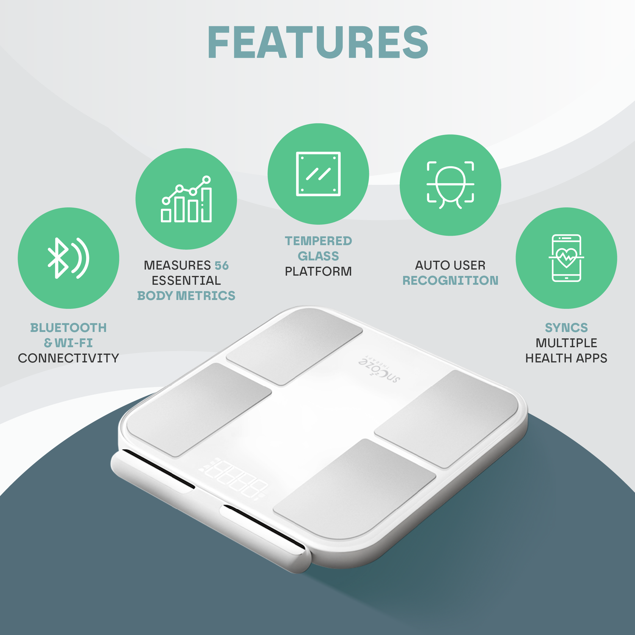 Smart Body Composition Weighing Scale