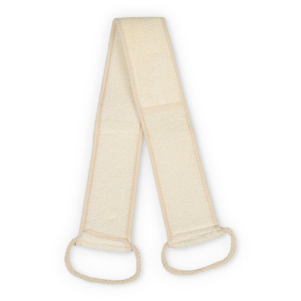 Eco Bath London Natural Loofah Strap - Premium Back Scrubber for Deep Exfoliation