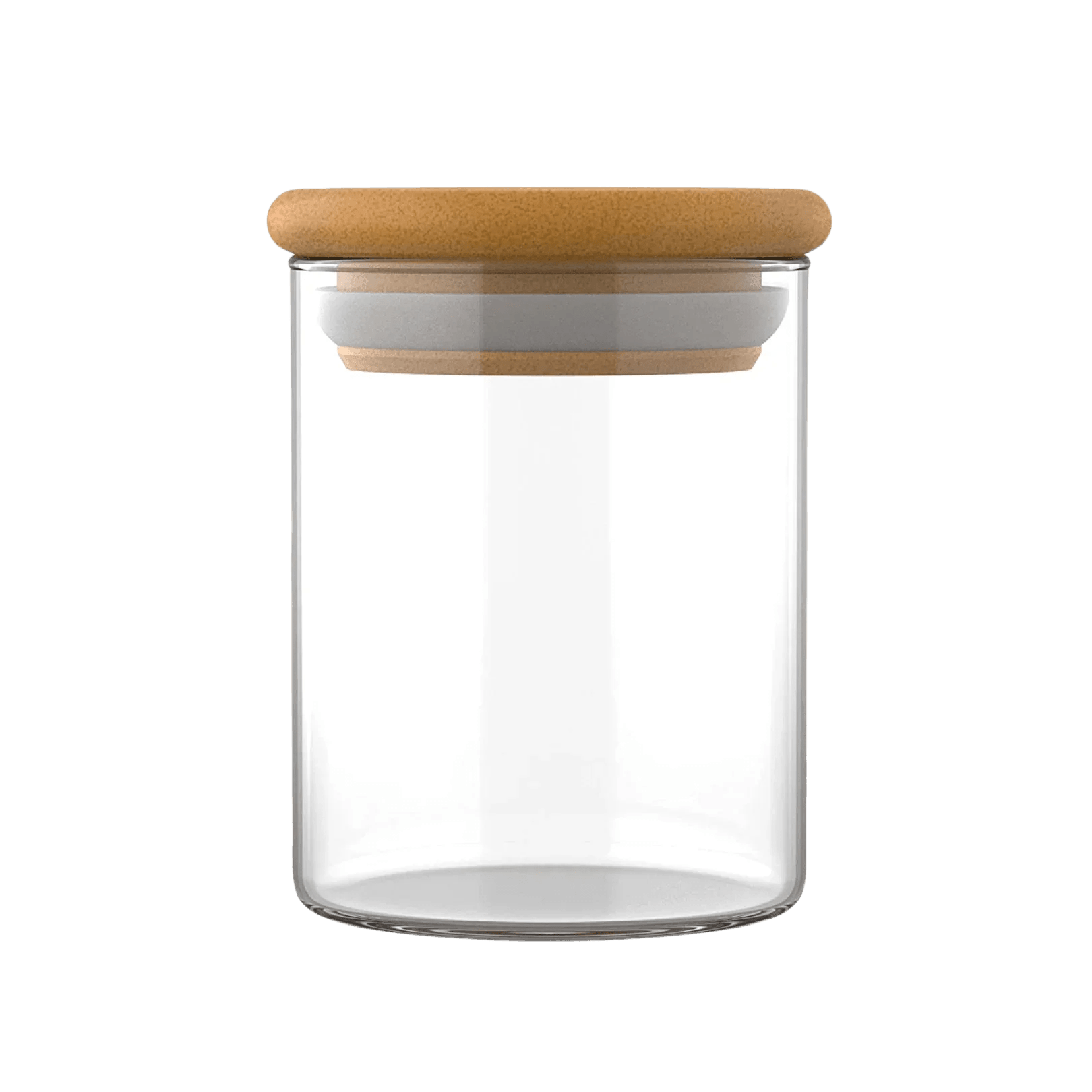 Bamboo Glass Storage Jar