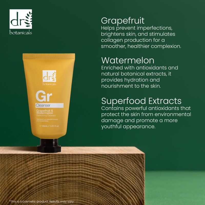 Grapefruit & Watermelon Refreshing Cleanser 30ml