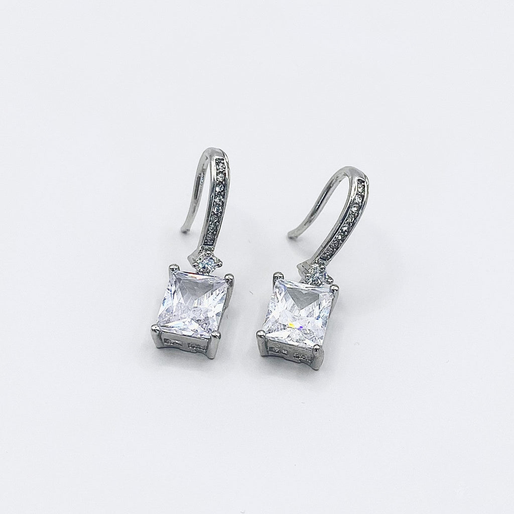 Ella Faceted Jewel Dangle Earrings