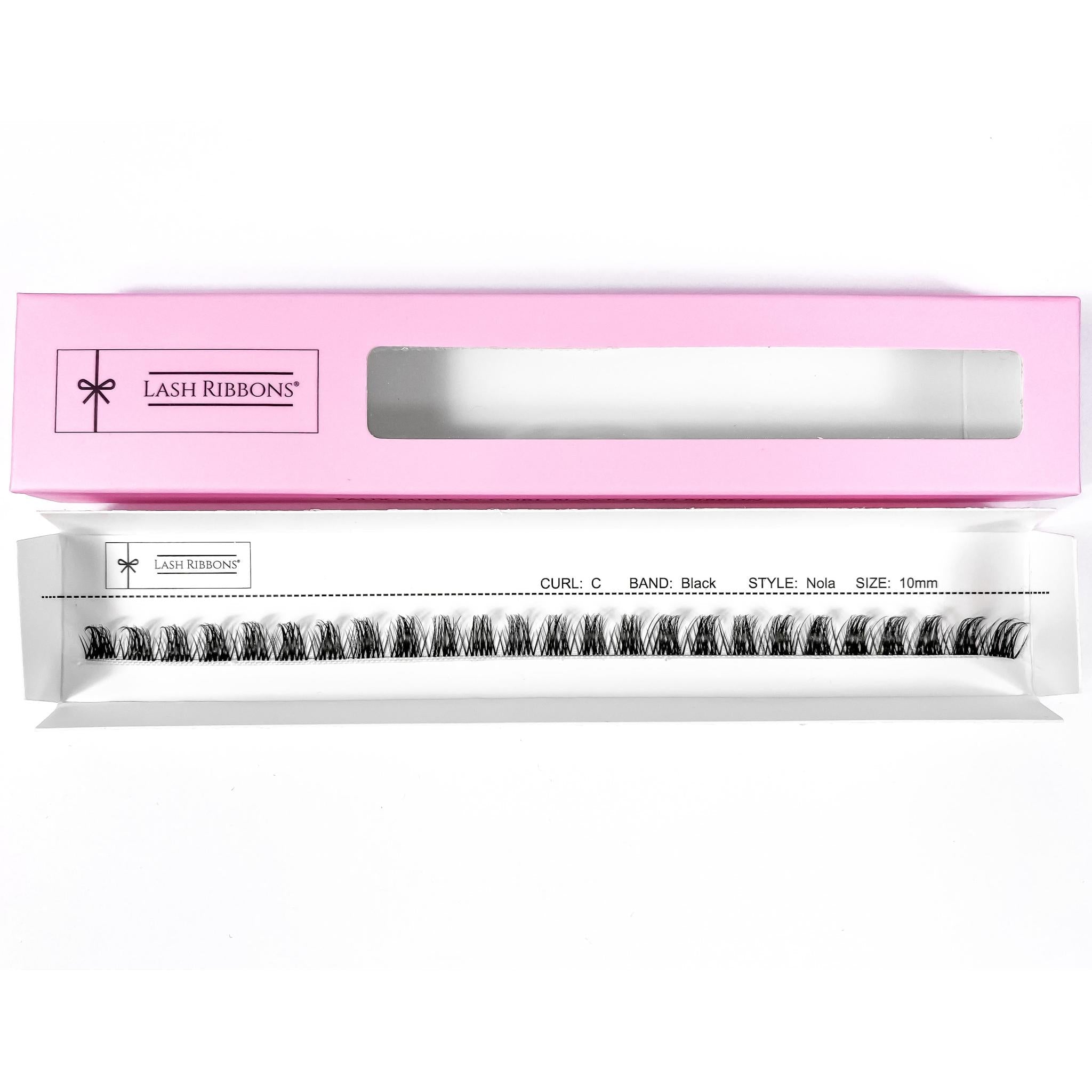 'C' Curl Black Lash Ribbons® Starter Kit (With Ultimate Bond)